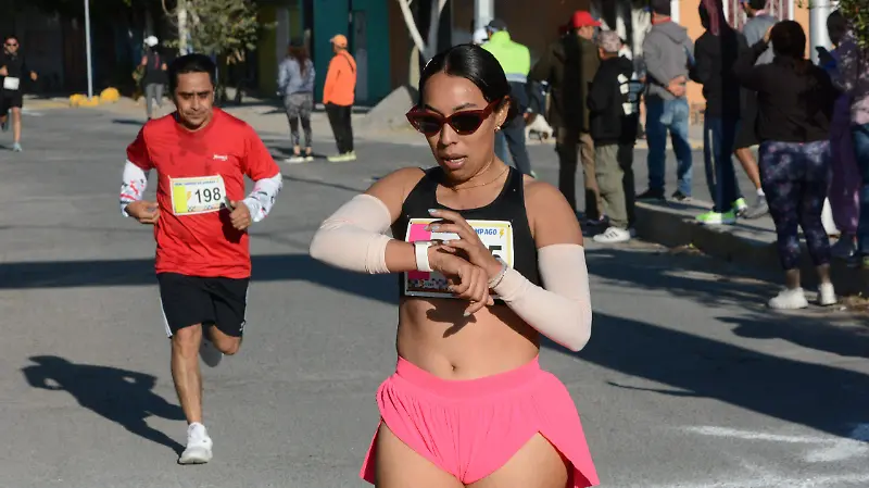 Para algunas corredoras esta carrera sirvió como parámetro de saber en qué tiempo se mantienen. 